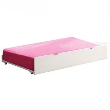 GK033 - White : Giường Kéo Phụ Sát Đất - Gầm Giường